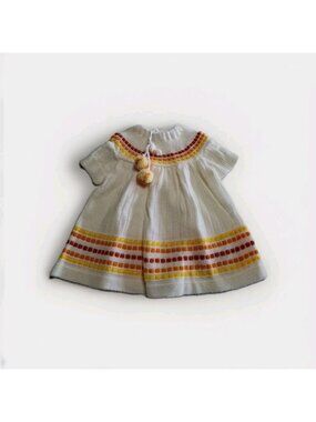 Vintage Marshall Fields Baby  Dress , Size "74" Made in Germany, Knitted, 1970's
